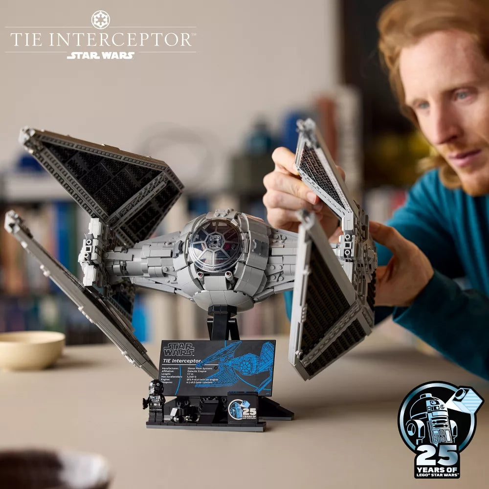 LEGO Star Wars Ultimate Collector Series TIE Interceptor Model Set 75382