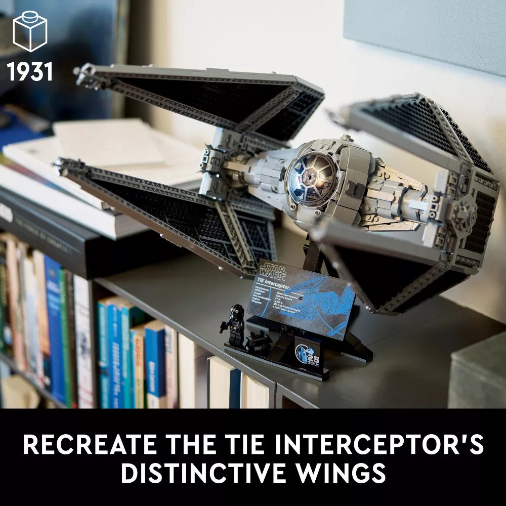 LEGO Star Wars Ultimate Collector Series TIE Interceptor Model Set 75382