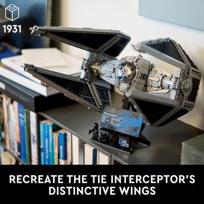 LEGO Star Wars Ultimate Collector Series TIE Interceptor Model Set 75382